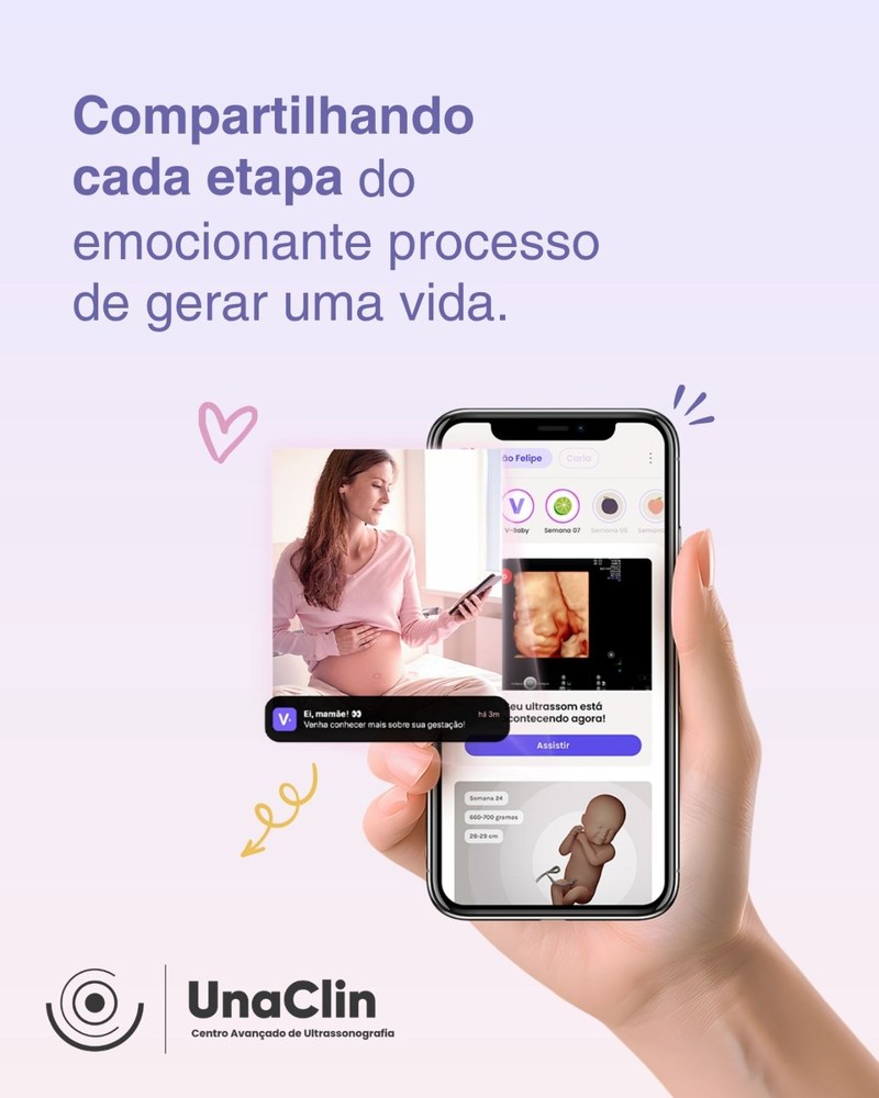 Gravação e transmissão ao vivo do ultrassom