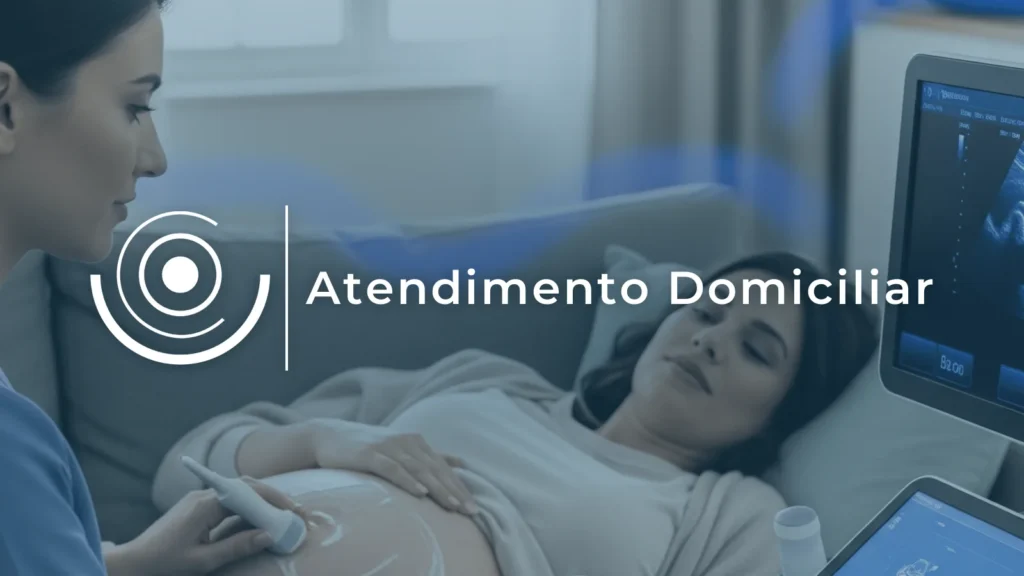 Atendimento domiciliar de ultrassonografia (imagem ilustrativa)
